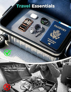 Travel Essentials for Apple Watch Charger,Cruise Vacation 2026 Camping Essentials,iPhone Charger,Multi Charging Cable,3 in 2 Charging Docks for iWatch Series 11-2/Ultra,iPhone 17-12,Car - Image 8