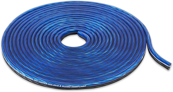 NVX XAPK0 1/0 Gauge OFC Amplifier Wiring Kit | 100% Oxygen-Free Copper Power & Speaker Wire | Supports Up to 4000W | Tinned OFC, ANL/Mini-ANL Fuse Holder, Pre-Terminated Terminals - Image 7