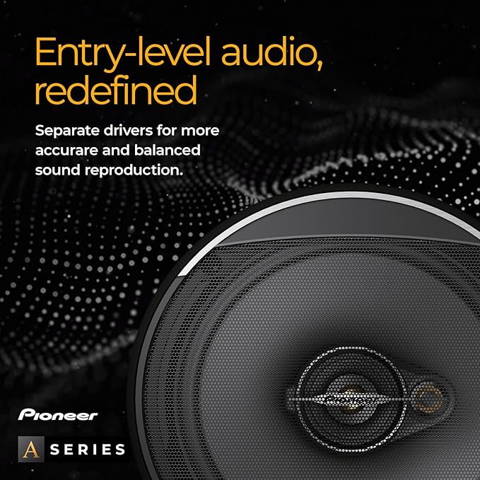 PIONEER A-Series Standard TS-A6881F 6” x 8” 4-Way Speakers (Pair) – 350W Max, Balanced Sound + Smooth Treble, Enhanced Bass, Great Stock Replacement - Image 3