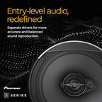 PIONEER A-Series Standard TS-A1371F 5.25” 3-Way Speakers (Pair) – 300W Max, Balanced Sound + Smooth Treble, Enhanced Bass, Great Stock Replacement - Image 3