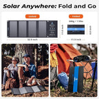 BigBlue 28W Solar Panel Charger with Dual USB-C and USB-A, Portable Solar Phone Charger for Camping, Hiking, Backpacking, Emergency Solar Charger for iPhone, iPad, Samsung Galaxy, Power Bank, GPS etc - Image 6