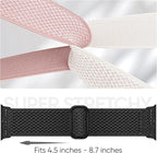 4 Pack Stretchy Nylon Band Compatible with Apple Watch Bands for Men Women 44mm 40mm 41mm 42mm 45mm 46mm 49mm 38mm, Braided Solo Loop Elastic Strap for iWatch Ultra 3 2 Series 11 10 9 8 7 6 5 4 SE 3 - Image 3