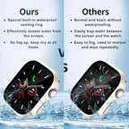 Waterproof Case for Apple Watch Series 10 Series 11 42mm Built-in Tempered Glass Screen Protector,[Slim Guard PC Bumper] [Touch Sensitive] Full Protective Face Cover Compatible iWatch Accessories - Image 5