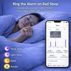 Smart Ring Health & Fitness Tracker for Men & Women, Heart Rate, SPO₂, Sleep & Activity Monitoring, IP68 Waterproof, Long Battery Life, Family Care Mode, No Subscription Fee (Gold, 8) - Image 3
