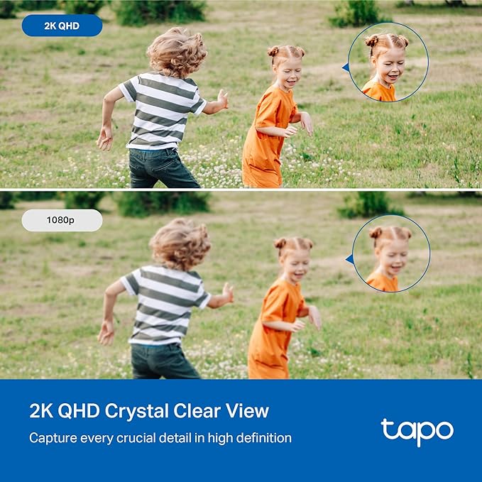 TP-Link Tapo 2K QHD Outdoor Pan/Tilt Wi-Fi Security Camera, 360° View, Motion Tracking, Color Night Vision, Free Person/Vehicle/Motion Detection, Cloud & SD Card Storage, 24/7 Recording, Tapo C520WS… - Image 6