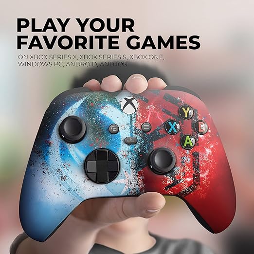 DreamController Original X-box Modded Controller Special Edition Customized Compatible with X-box One S/X-box Series X/S & Windows 10 Made with Advanced HydroDip Print Technology (Not Just a Skin) - Image 2