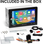 BOSS Audio Systems BV9358B Car Stereo – Wireless CarPlay Android Auto, Double Din, 7 Inch Touchscreen, Bluetooth, NO CD DVD Player, AM/FM Radio Receiver, A/V Input, USB - Image 6