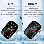 Waterproof Case for Apple Watch Series 10 Series 11 42mm Built-in Tempered Glass Screen Protector,[Slim Guard PC Bumper] [Touch Sensitive] Full Protective Face Cover Compatible iWatch Accessories - Image 5