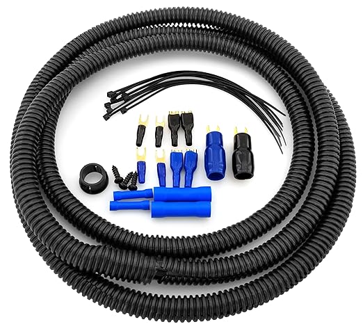4 Gauge 100% Copper OFC Complete Amplifier Wiring Kit | True Spec 4 AWG (American Wire Guage) for Automotive Car Audio Subwoofer Amp Install (incl Power Ground Cable RCA Speaker Remote Wires) - Image 8