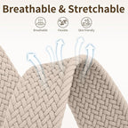 Braided Band Compatible with Apple Watch Bands 40mm 38mm 41mm 42mm 44mm 45mm 46mm 49mm, Magnetic Clasp Fabric Nylon Interlock Buckle Straps for iWatch Ultra Series 10/9/8/7/6/5/4/3/2/1/SE - Image 5
