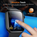 LK 4 Pack for Apple Watch Series 11/10 Screen Protector 42mm Privacy, [Anti-Spy] Upgrade Soft TPU Film Apple Watch 42mm Screen Protector, HD Ultra-thin Touch Sensitvie, Full Coverage - Image 7
