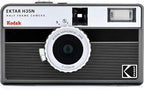 Kodak EKTAR H35N Half Frame Film Camera, 35mm, Reusable, Focus-Free, Bulb Function, Built-in Star Filter, Coated Improved Lens (Film & AAA Battery are not Included) (Striped Black) by Kodak
