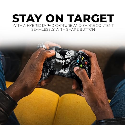 DreamController Original X-box Wireless Controller Special Edition Customized Compatible with X-box One S/Series X/S & Windows 10 Made with Advanced HydroDip Print Technology(Not Just a Skin) - Image 4