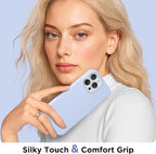 GolbinBox Magnetic for iPhone 16 Pro Case, Compatible with MagSafe, [Soft Anti-Scratch Microfiber Lining], Liquid Silicone Shockproof Protective Phone Case for iPhone 16 Pro 6.3", Cyan Purple - Image 9