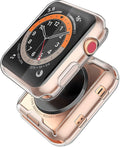 [2-Pack] Julk 38mm Case for Apple Watch Series 3 Series 2 Screen Protector, Overall Protective Case TPU HD Ultra-Thin Cover for iWatch, 2 Transparent by JULK
