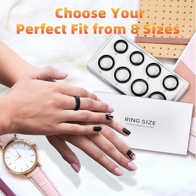 Sizing Kit Ring - Ring Sizer First Before You Buy - Ring Sizer Measuring Tool for Women Men, Choose from 8 Sizes - Sizes 6 to 13, Find The Perfect Ring Size Ring Sizer - Image 5