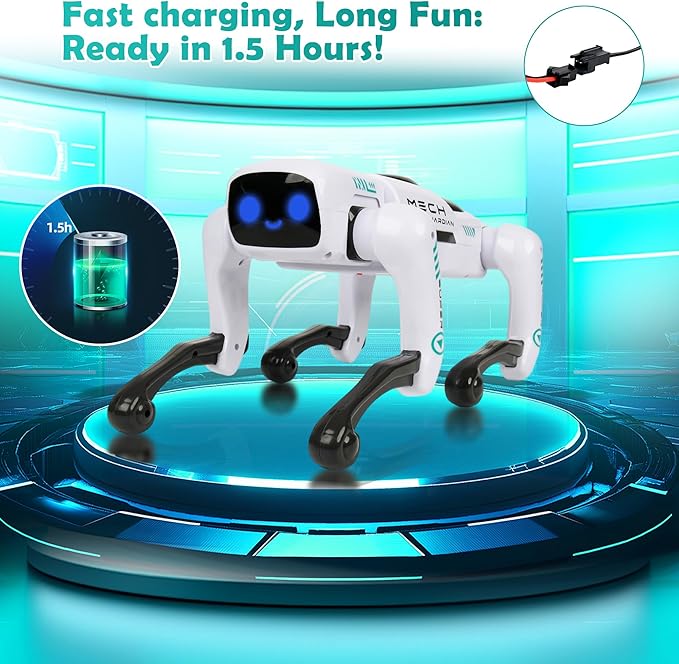 Smart Robot Dog for Kids, STEM Learning Robotic Pet with Remote & APP Control, 30+ Actions, Programmable Toy, Gift for Boys Girls Age 6-12 (Compatible with iOS/Android)​ - Image 5