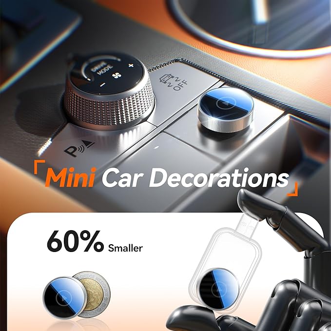 Wireless Carplay Adapter, 60% Smaller, 3X Auto-Connect, No Latency, Plug&Play, Bluetooth&WiFi, for Apple Carplay Wireless Adapter, Mini Dongle for iPhone 5~17 & 927+ Cars, USB A/C (Silver) - Image 2