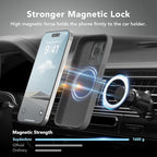 Magnetic for iPhone 15 Pro Case, Compatible with MagSafe, [Full Camera Protection][Screen Protector] Silicone Shockproof Protective Phone Case for iPhone 15 Pro 6.1", Dark Gray - Image 3