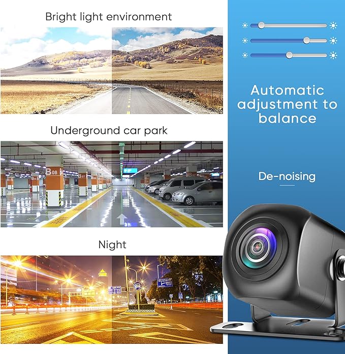 PixelMan Backup Camera,AHD 1080P Metal 170 Degree Wide Angle Rearview Reversing Camera,PMD2A-S Clear Night Vision IP69 Waterproof Reverse Rear View Camera for Car Vehicle SUV RV - Image 4