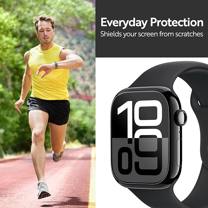 ArmorSuit 6 Pack for Apple Watch Series 9/8/7 (41mm) Screen Protector DRY-Shield HD Clear TPU Dry Installation Film - Image 5