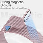 GEAK Metal Band Compatible with Apple Watch Bands for Women Men 40mm 42mm 41mm 38mm 44mm 45mm 46mm 49mm, Stainless Steel Milanese Magnetic Strap for iWatch Series 11 10 9 8 7 6 5 4 SE Ultra 3 2 1 - Image 3
