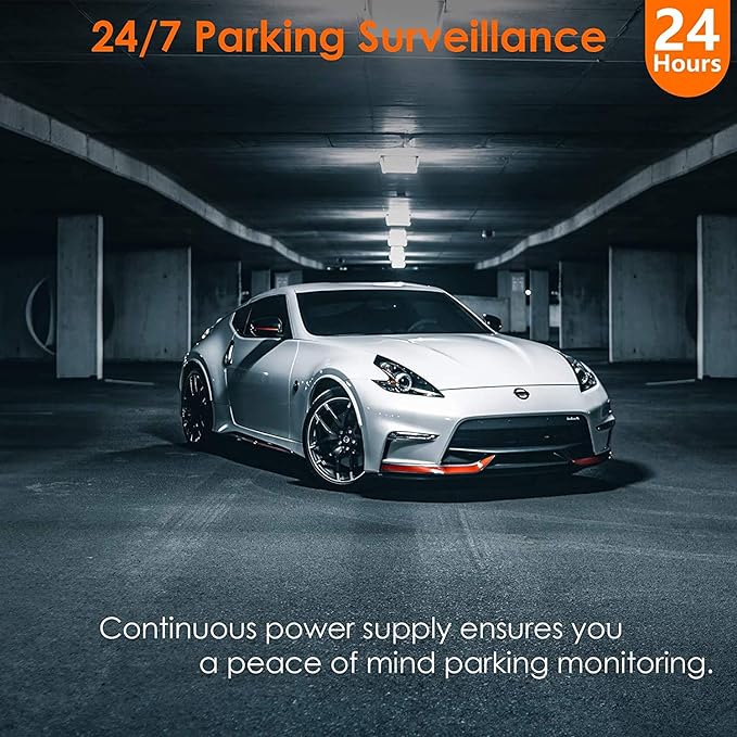 Gebildet Micro USB Port Dash Cam Hardwire Kit for 24H Parking Monitor/Time-Lapse Recording Converts 12V-24V to 5V/2.5A Car Dash Camera Charger 320cm Cable Kit, Low Voltage Protection - Image 5