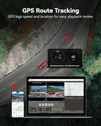 REDTIGER F7N Touch & OBD Hardwire Kit, 4K Dash Cam Front and Rear, STARVIS 2 Sensor, Touch Screen 3.18", 128GB Card Included, Voice Control, 5.8GHz WiFi Car Dash Camera, GPS, Night Vision - Image 6
