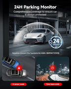 REDTIGER F7N Touch & OBD Hardwire Kit, 4K Dash Cam Front and Rear, STARVIS 2 Sensor, Touch Screen 3.18", 128GB Card Included, Voice Control, 5.8GHz WiFi Car Dash Camera, GPS, Night Vision - Image 8