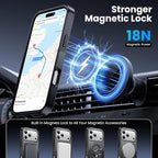 Magnetic for iPhone 17 Pro Max Case, Heavy Duty Protection, 23ft Military-Grade Drop Protection, Compatible with MagSafe, Tough Non-Slip, Matte Surface Phone case for iphone 17 Pro Max 6.9", Black - Image 4