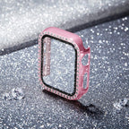 Recoppa Compatible for Apple Watch Case with Screen Protector for Apple Watch 42mm Series 3/2/1, Bling Crystal Diamond Rhinestone Ultra-Thin Bumper Full Cover Protective Case for Women Girls iWatch - Image 5