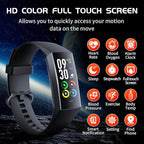 Fitness Tracker with 24/7 Heart Rate Blood Oxygen Sleep Monitor, Activity Tracker with 1.1" AMOLED Touch Color Screen, Multiple Sport Modes Step Counter, IP68 Waterproof for Women and Men - Image 2
