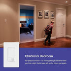 Lutron Maestro Motion Sensor Light Switch Indoor for Bathroom, Garage, Laundry Room, Any Bulbs, Occupancy Vacancy Sensor, Single-Pole, MS-OPS2-BR, Brown - Image 7