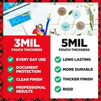 Scotch Thermal Laminating Pouches, for Use with Thermal Laminators, 8.9 x 11.4 Inches, Letter Size Sheets, 100-Count (Pack of 6) - Image 3