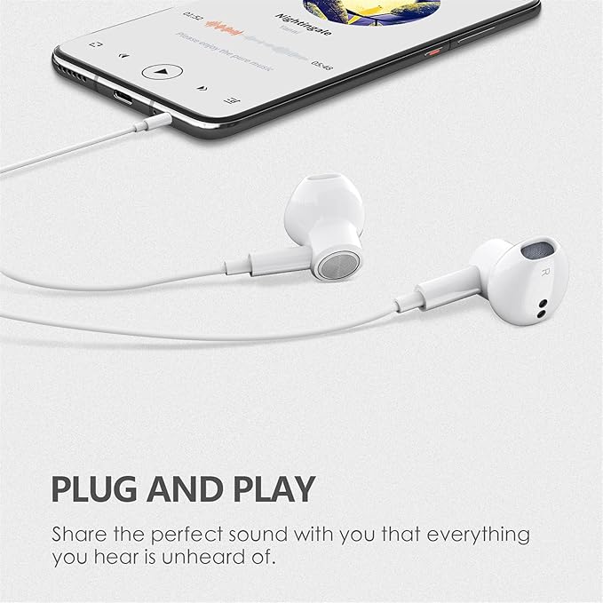 Wired iPhone Earbuds/Headphones/Earphones with 3.5mm Wired [MFi Certified] with Mic, Volume Control Compatible with iPhone,iPad,iPod,Computer,MP3/4,Android Most 3.5mm Audio Devices - Image 7