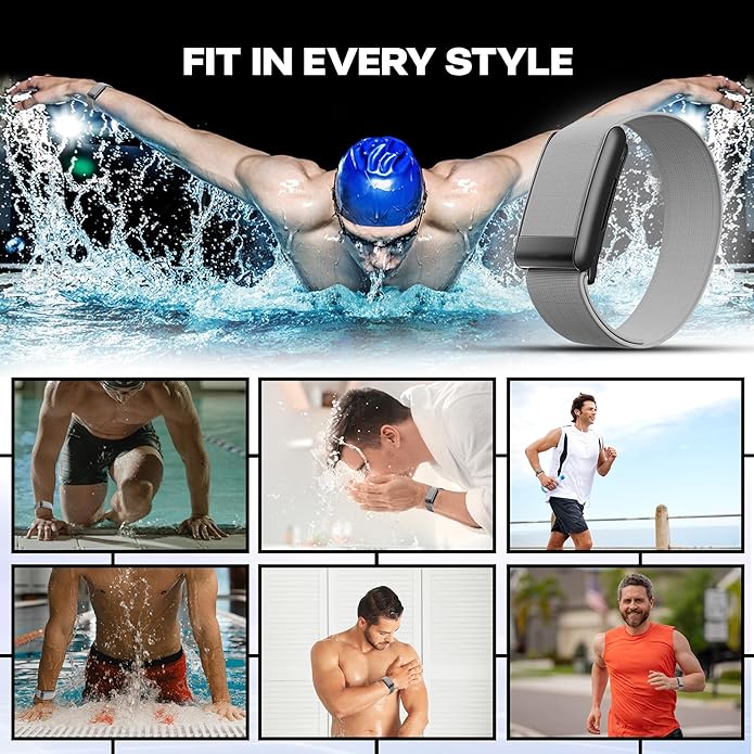 DADO HydroKnit Waterproof Nylon Sport Band Compatible with WHOOP 5.0, One, Peak, and Life | Elastic, Fast-Drying, Water-Resistant, and Comfortable Strap for Active Lifestyles - Image 7