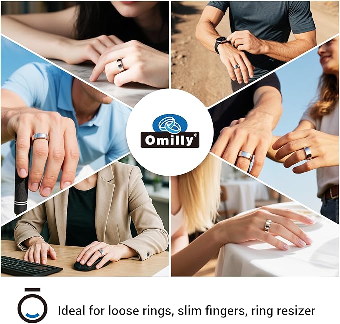 Smart Ring Size Adjuster - 120Pcs Invisible Fit for Oura Ring Gen 4/3, Samsung Galaxy Ring, Ultra Human Ring AIR, RingConn 2/1, Amazfit Helio - Loose Ring Sizing Kit, Comfortable & Discreet Accessorie - Image 2