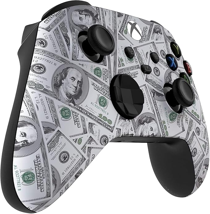 Custom Controllerzz Wireless Controller for Microsoft Xbox Series X/S & Xbox One - Custom Soft Touch Feel - Custom Xbox Series X/S Controller (X/S Money) - Image 2