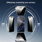 Ailun 3 Pack 4 Way 360 Degree Privacy Screen Protector for iPhone 16 Pro [6.3 inch], Face ID Sensitive,4 Directions Horizontal and Vertical All Around Anti Spy Tempered Glass Film[9H Hardness]-HD - Image 2