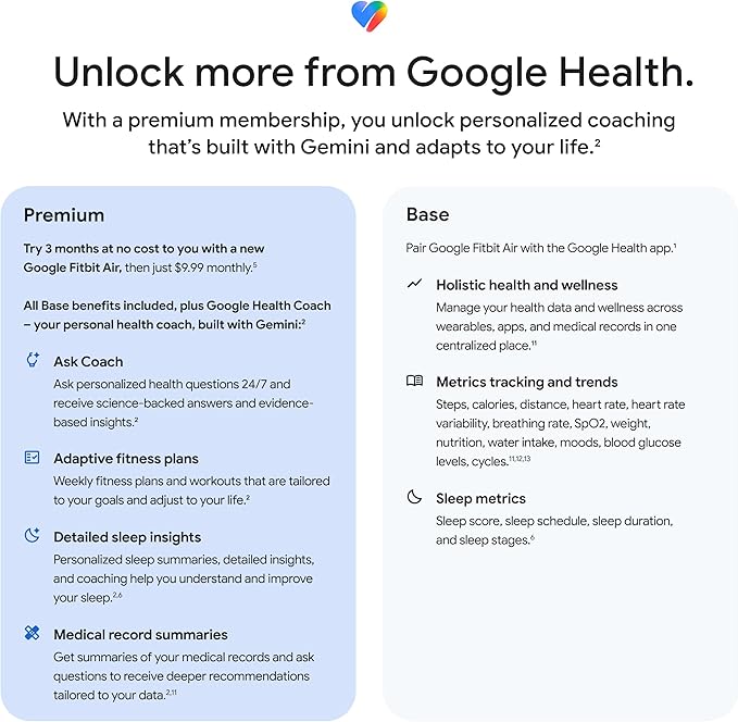 Google Fitbit Air - Berry with Large Fog Active Band Bundle - Image 9