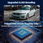 OEM Look Dash Cam, Full HD Car DVR Camera, Car Video Recorder Dash Camera for BMW 1 3 5 Series X1 X3 X5 WiFi & APP, Loop Recording, G-Sensor, Night Vision WDR Front 2K with Acc Cable Without SD Card - Image 3