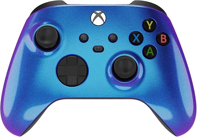 Custom Controllerzz Wireless Controller for Microsoft Xbox Series X/S & Xbox One - Custom Soft Touch Feel - Custom Xbox Series X/S Controller (X/S Chameleon) by CustomControllerzz