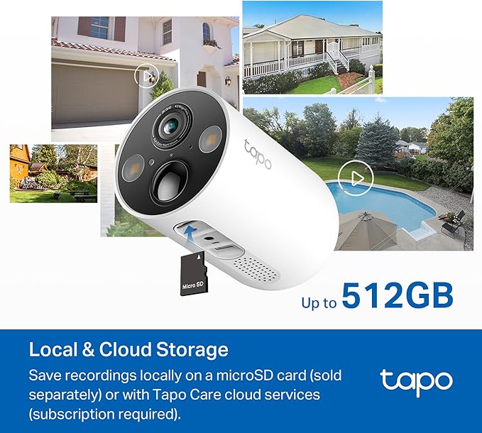 Tapo MagCam 2K+ Outdoor Wireless Security Camera - Battery Power with Solar Charging, Magnetic Mount, Person/Vehicle Detection, Subscription-Free Local Storage or Optional Cloud, Works with Alexa - Image 11