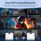 OTTOCAST ScreenFlow, 11.4" Portable CarPlay Screen for Car with YouTube and Backup Camera for iPhone(iOS 8+) Android Auto(Android 10+), Built-in Apps, Android 13 OS - Image 6