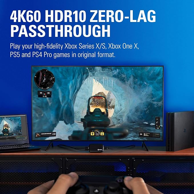 Elgato HD60 S+, External Capture Card, Stream and Record in 1080p60 HDR10 or 4K60 HDR10 with ultra-low latency on PS5, PS4/Pro, Xbox Series X/S, Xbox One X/S, in OBS and more, works with PC and Mac - Image 4