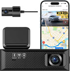 Miofive Dash Cam Mini 2, 2K+1080P FHD, Built-in Wi-Fi GPS Smart Dash Camera for Cars, 125° Wide-Angle FOV, HDR, Night Vision, G-Sensor, iOS/Android App, Loop Recording, Parking Monitor, Time-Lapse by Miofive