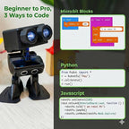 Robot PU – Adorable Micro:bit Humanoid | STEM Toy | Programmable, Interactive & Upgradable | Walks, Dances, Talks & Sings | Self-Balancing | Remote & Autopilot | 30+ Free Online Classes - Image 4