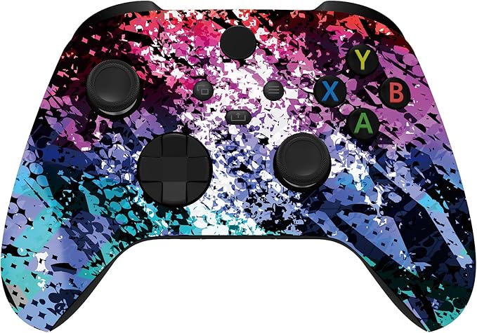 Custom Controllerzz Wireless Controller for Microsoft Xbox Series X/S & Xbox One - Custom Soft Touch Feel - Custom Series X/S Controller (X/S Digital Mirage) by CustomControllerzz