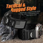 Rugged Nylon Bands for Apple Watch Ultra 2 Band 49mm 46mm 45mm 44mm 42mm(S3/2/1) Men,Breathable Holes Sport Strap With US Flag Wristband for iWatch band Ultra 3/2/1 Series 11 10 9 8 7 6 5 4 3 SE3/2/1 - Image 7