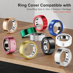 5 Pack Ring Cover Compatible with Oura Ring Gen 4/Oura Ring Gen 3 Horizon/Heritage, Abrasion-Resistant TPU Case for Oura Ring Protector Accessories for Oura Size 11 - Image 3